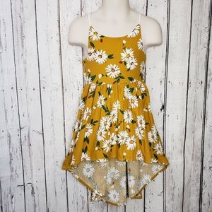 ♥️ Girls Floral Ruffle Halter Dress